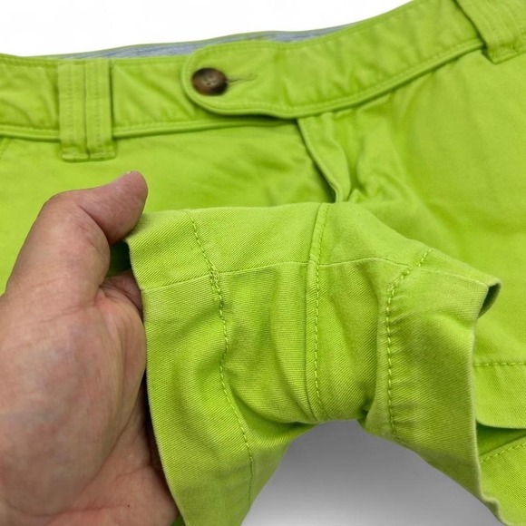 Y2K short booty shorts size 7 red Camel lime green preppy - Picture 5 of 5